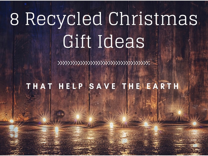 8 ideas de regalos de Navidad reciclados que ayudan a