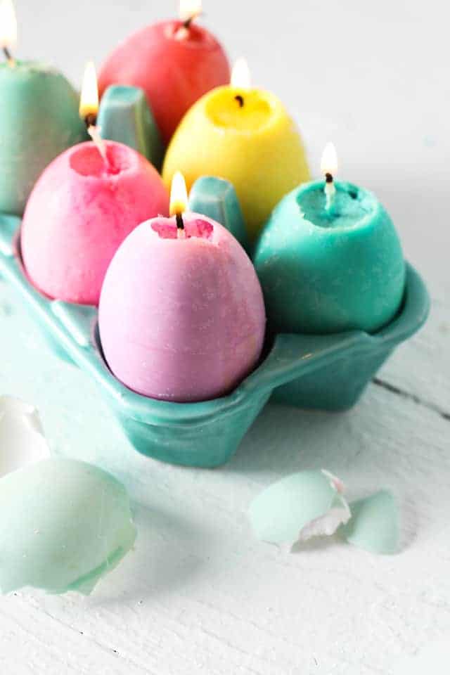 Velas de huevo de colores DIY – cosmeticanatural.info