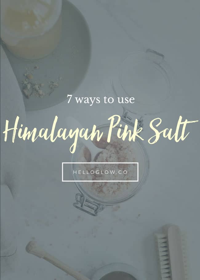 7 maneras de usar sal rosa del Himalaya en su
