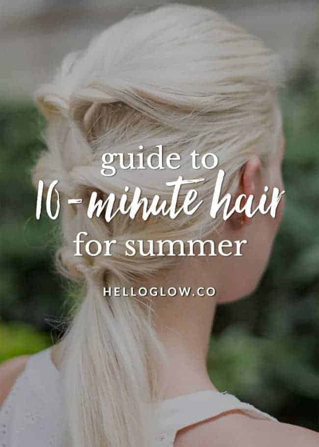 10 peinados de verano fáciles de usar