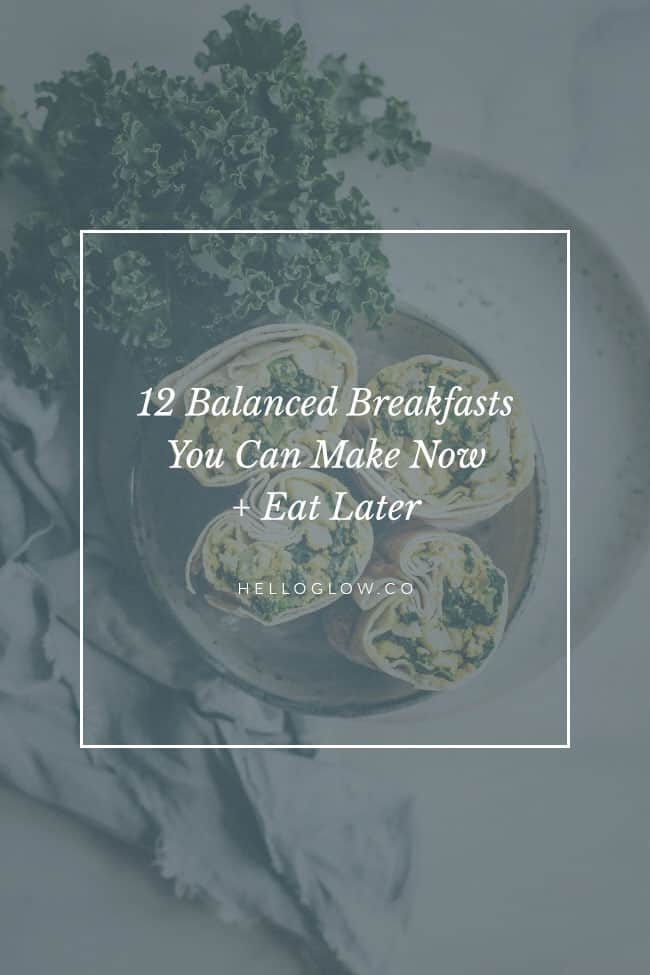 12 desayunos balanceados que puedes preparar ahora + comer más