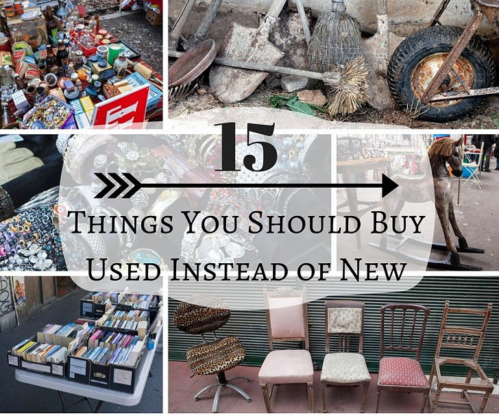 15 cosas que debes comprar usadas en lugar de nuevas