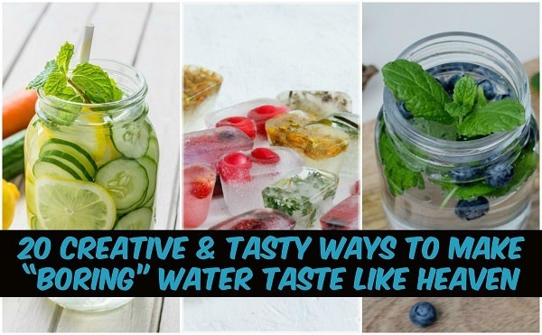 20 formas creativas y sabrosas de hacer que el agua
