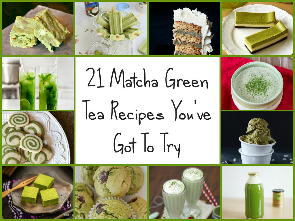21 recetas de té verde Matcha que tienes que probar