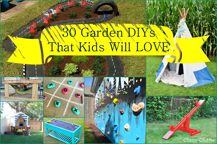 30 bricolaje de jardín que a los niños les encantará