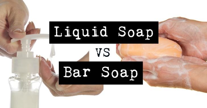 Jabón en barra vs Jabón líquido