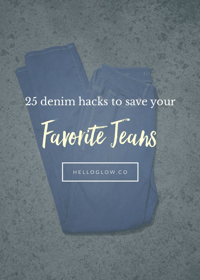 25 trucos de mezclilla para guardar tus jeans favoritos
