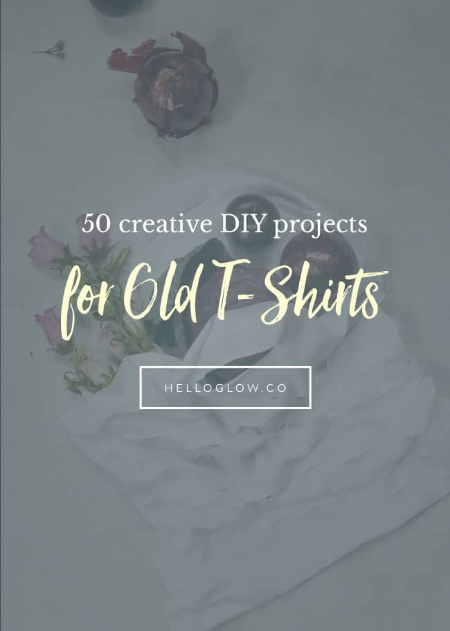 50 proyectos creativos de bricolaje para camisetas viejas