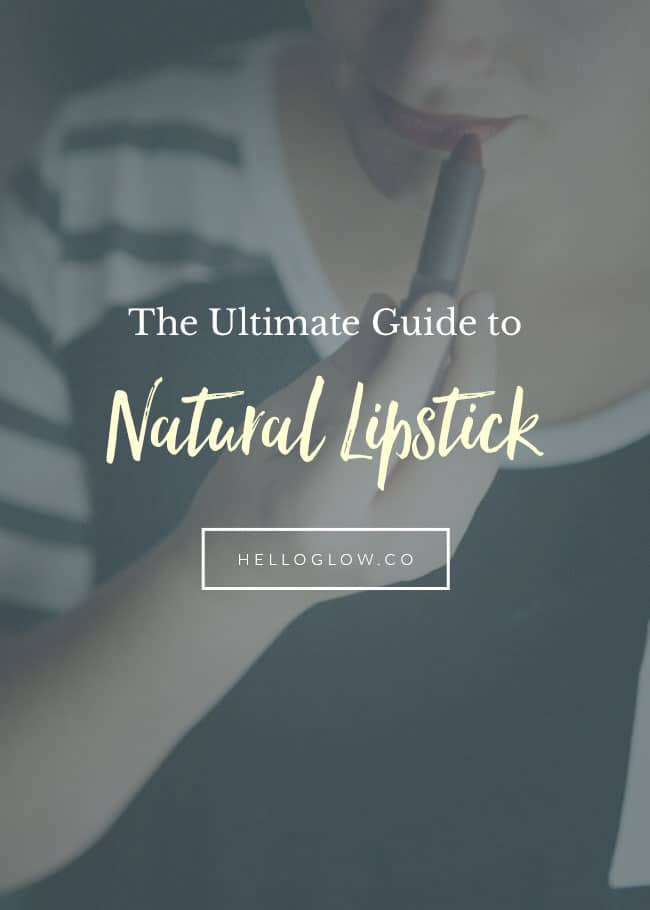 La guía definitiva para el lápiz labial natural