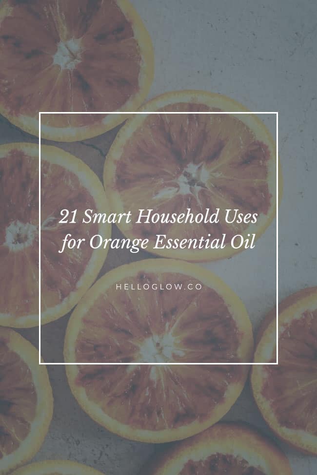 21 usos domésticos inteligentes para el aceite de naranja